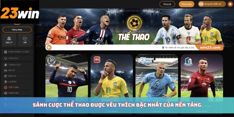 Sảnh cược thể thao được yêu thích bậc nhất của nền tảng