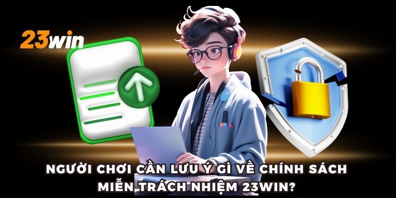Những điều người chơi cần lưu ý về chính sách miễn trách nhiệm.